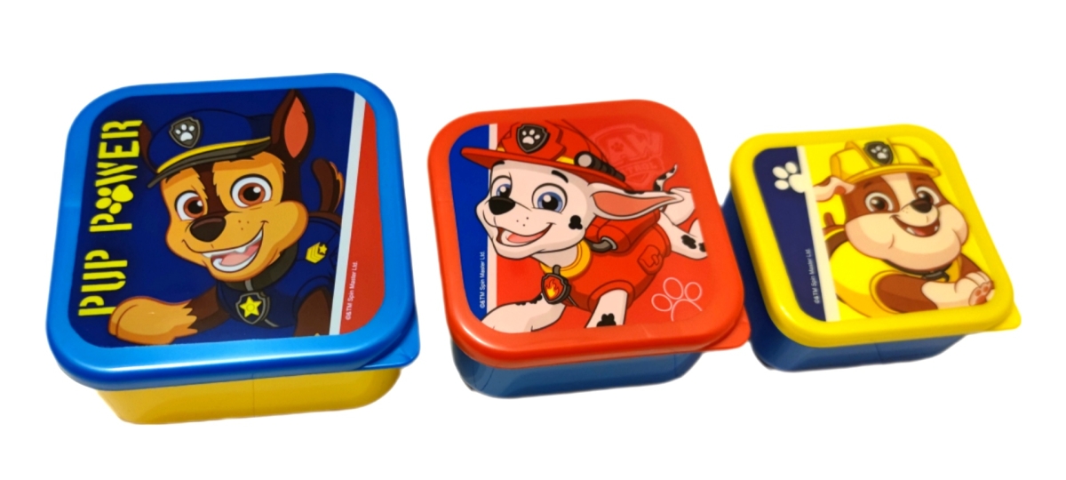 Snackboxen 3er set paw patrol